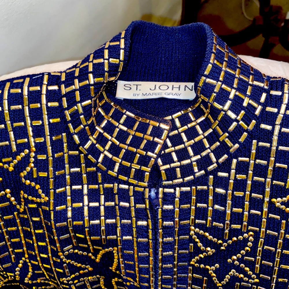 Blue and Gold St. John Jacket